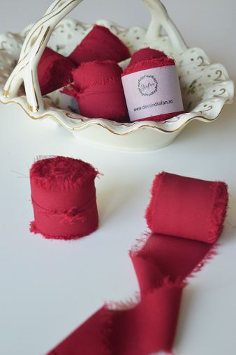 panglica-matase-burgundy