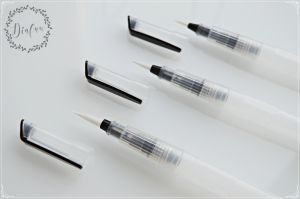 Pensula Brush alb transparenta