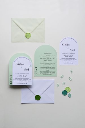 Invitatie nunta minimalista "Simple Chic"