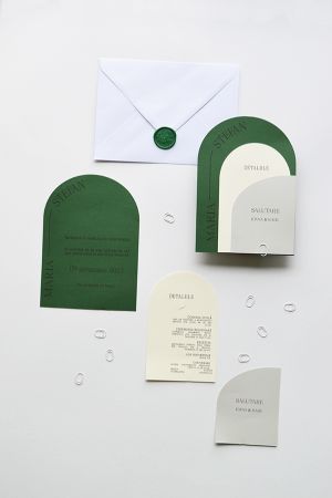 Invitatie nunta minimalista "Elegant Simplicity"