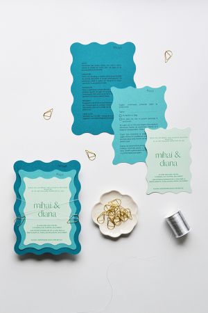 Invitatie nunta minimalista "Minimalist Splendor"