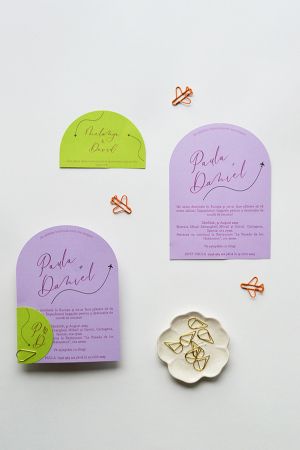 Invitatie nunta minimalista "Pure Serenity"