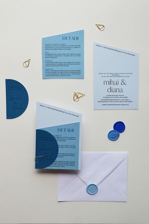 Invitatie nunta minimalista "Effortless Charm"