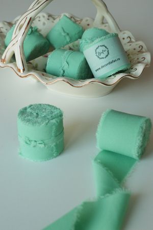 panglica-matase-verde-menta