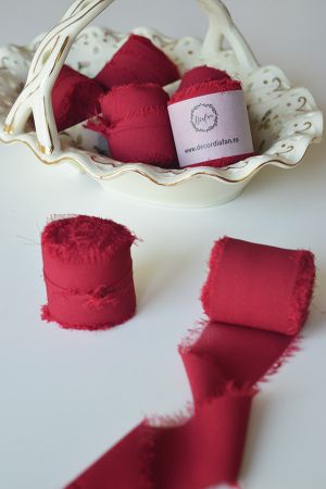 panglica-matase-burgundy